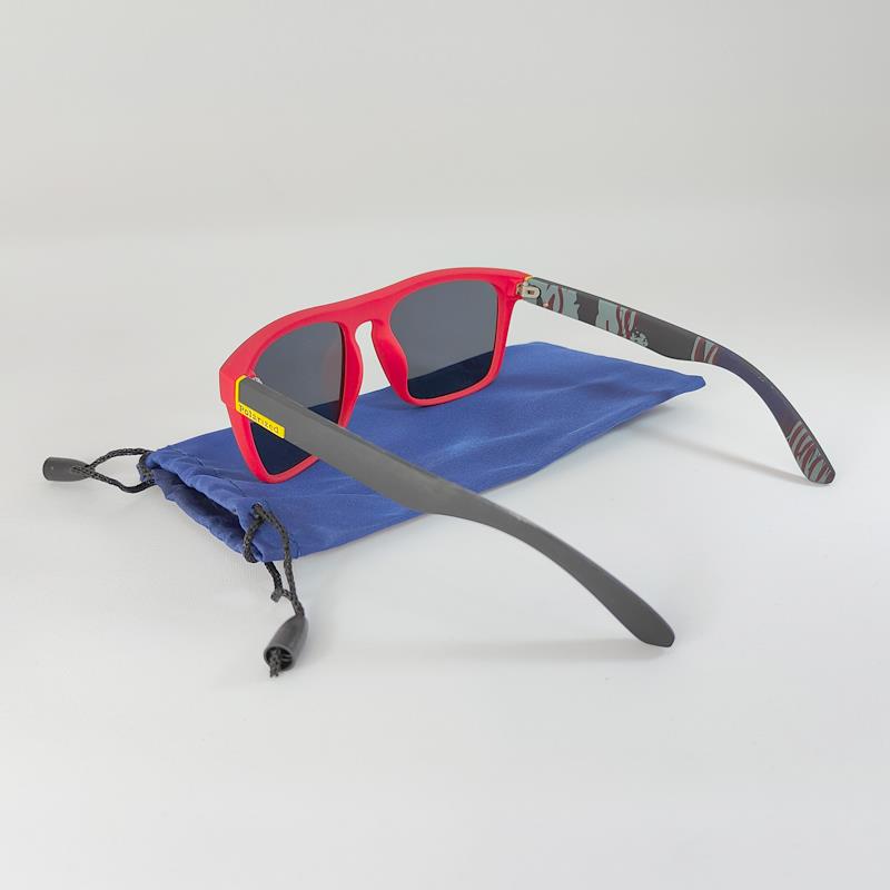 GAFAS PVC RED BLACK